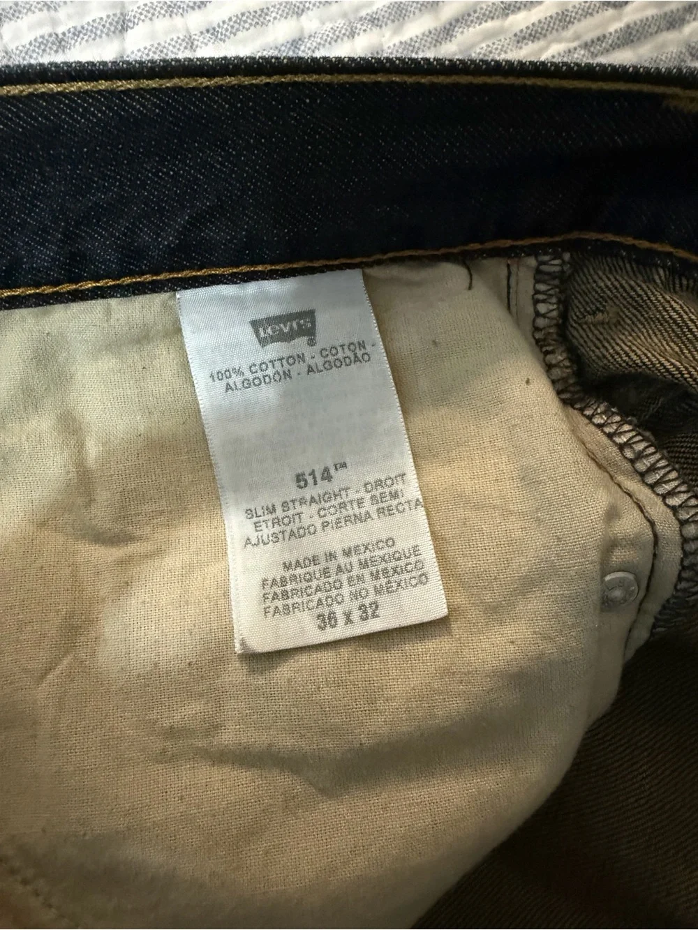 Levi's Men's Black Straight-Leg Jeans 514